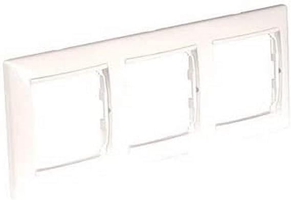 Legrand 774453 Frame 3 Elements Horizontal White Valena Ref. 6561010161