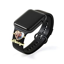 ubmpj Custom Watch Band Charms for Smartwatch Personalized Magic Band Locks with Name Photo for Women Weddings Birthdays