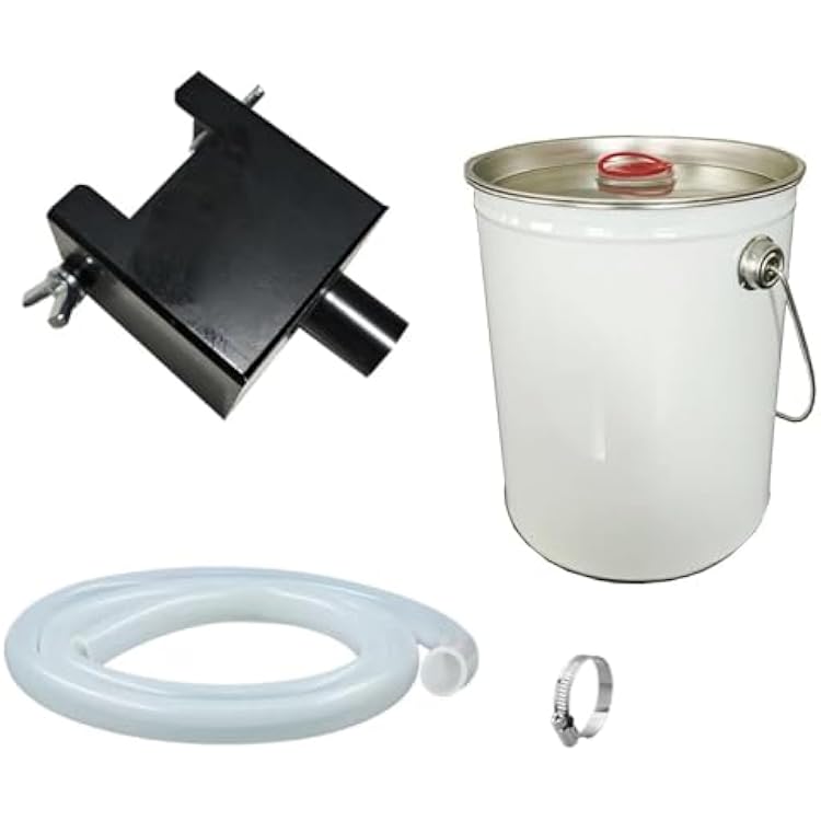 Universal Grease Bucket Accessory for Pellet Grills, Compatible with Traeger, Pit Boss, Z Grill and More Pellet Grill Parts