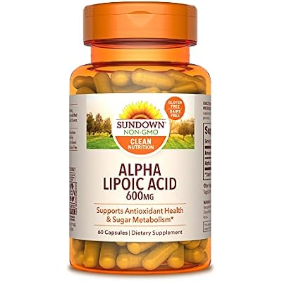 Sundown Alpha Lipoic Acid 600mgm, 60 Count