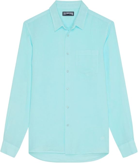 Men Linen Shirt Solid