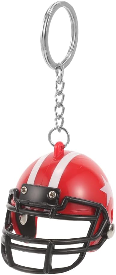 BESPORTBLE Football Helmet Keychain Football Charm Keychain Player Charm Sports Key Ring