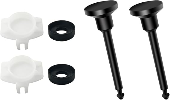 2pcs Tub Spout Diverter Replacement Kit,Tub Diverter Leaky Repair Parts,Includes 2 Diverter Valve Stems, 2 Cup Seals and 2 Gates