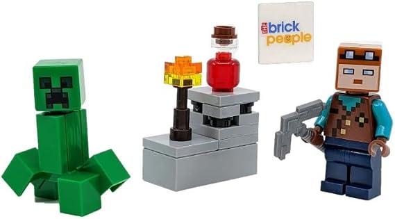 LEGO Minecraft: Miner and Creeper with Mine Accessories