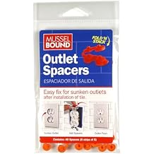 MusselBound Outlet Spacer - Quick & Easy Solution for Leveling Outlets & Switches on Newly Tiled Walls