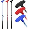PGM Adjustable Two Way Golf Putter for Men Women and Juniors - Ambidextrous Golf Club with Adjustable Height and TPR Anti-Slip Grip, Putters for Black Red Blue Available in 1 2 or 3 Pack