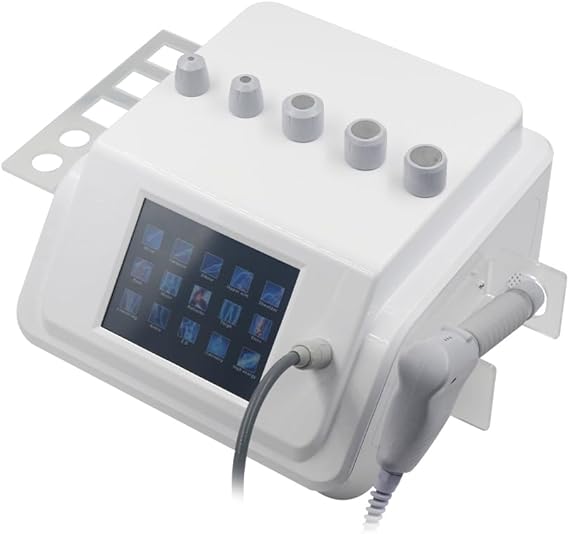 Extracorporeal Shockwave Therapy Machine for Pain Relief, ESWT Shock Wave Therapy Device for Bone Tissue Regeneration, Leg Elbow Waist and Sports Injuries Muscle Relief Pain