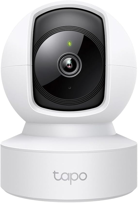 Tapo C202, 1080P Full HD, Hareket Tespit ve Takibi, 360°, 9m Gece Görüşü, Çift Yönlü Ses, Alarm, Bulut/Yerel Depolama, Bebek Ağlaması Tespiti, İç Mekan Ethernet/Wi-Fi Güvenlik Kamerası