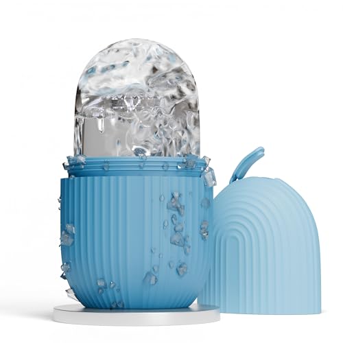 ROSELYNBOUTIQUE Ice Roller for Face Massager Self Care Gifts for Men Women Facial Skincare Tools Blue
