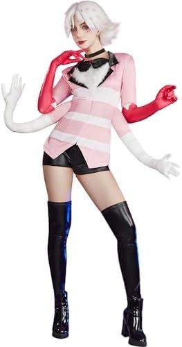miccostumes Womens Costume Star Cosplay Top and Pants with Gloves and Choker Inflatable Arm Halloween