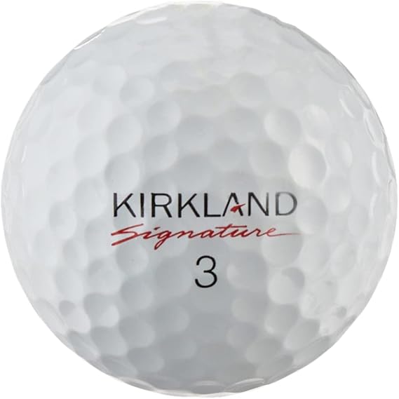 Kirkland Golf Ball Mix - Near Mint Quality Used Kirkland Golf Balls (AAAA Signature Ksig 3-Piece 4-Piece Golfballs), White