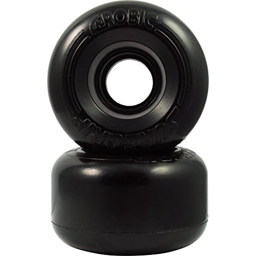 Sure-Grip Aerobic Outdoor Wheels - Made from Shock Absorbing Urethane - Durometer of 85A and Diameter of 62mm - Provide Durable & Smooth Ride -  in Diverse Color Options - Set of 8 Wheels