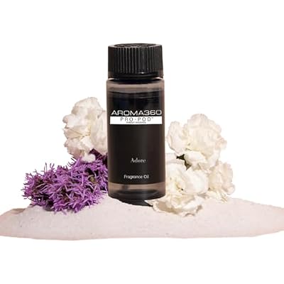 Aroma360 Pro Pod - Adore Fragrance Oil Blend - 50ML | Hotel Inspired Luxury Essential Oil Diffuser | Aromatherapy Scent Diffuser Oil | White Tea, Jasmine, Peony, Gardenia, Sandalwood, Amber and More