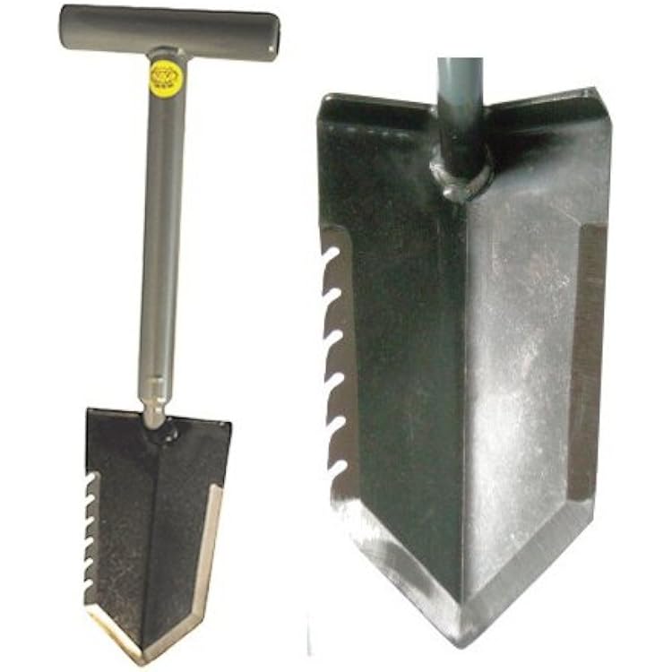 Lesche 1V_WWMFG-TH18-SER-L Mini Sampson 18 T-Handle Shovel with Serrated Blade