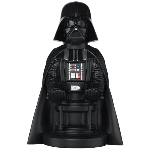Exquisite Gaming: Star Wars: Darth Vader - Original Mobile Phone & Gaming Controller Holder, Device Stand, Cable Guys, Licensed Figure Multi-colored
