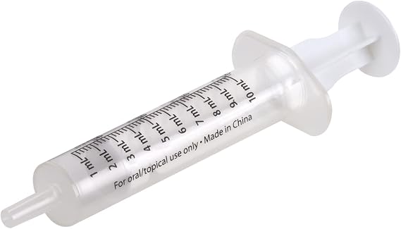 Acu-Life Oral Syringe, Accurate Dosing, 10 ml, Medical-Grade, BPA Free