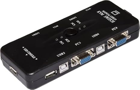 4 port usb kvm switch 4 cases 1 monitor switch
