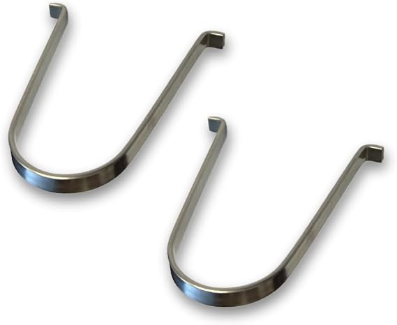 Valco 2-Pack Sign Hangers Stainless Steel for Real Estate Retail Store Front Restaurant Outdoor Pool Side Part Number SH-100 Made in USA