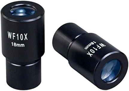 OMAX X2AEM610 A Pair /18 Widefield Microscope Optical Eyepieces 23.2mm Dia