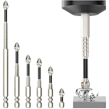 High Magnetic Screwdriver Drill Bit Set - 6pcs K5 Impact Resistant Non Slip Bit - Screwdriver Bit Set - Magnetic Screwdriver Set - 25 50 65 70 90 150mm (6pcs)