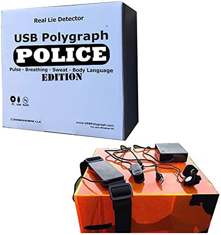 USB Polygraph 2: Police Edition - Home Lie Detector Machine