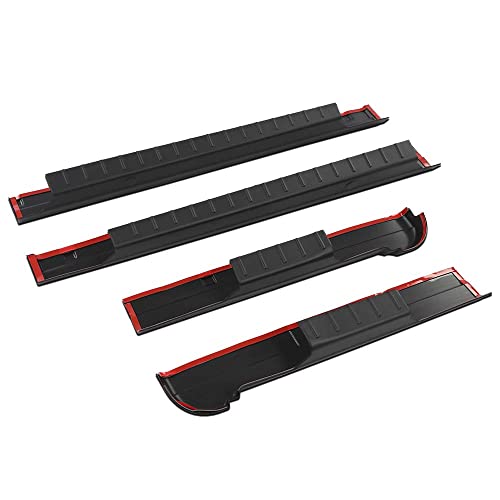 PIT66 Armor Rocker Panels Compatible with 2007-2013 Chevy Silverado 1500 Extended Cab