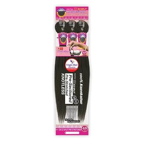 JANET COLLECTION 3X EZ SPLIT PRE-STRETCHED 48" (613)