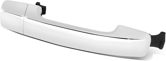 Auto Dynasty [Non Keyhole] Factory Style Front Exterior Car Door Handle Compatible with Toyota Sequoia Tundra 2007-2021, Passenger Right Side, Chrome