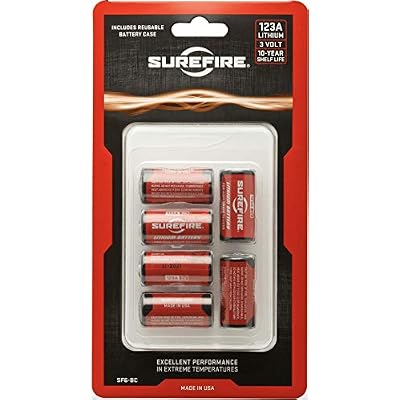 Surefire 6 Pack 123A Lithium Batteries