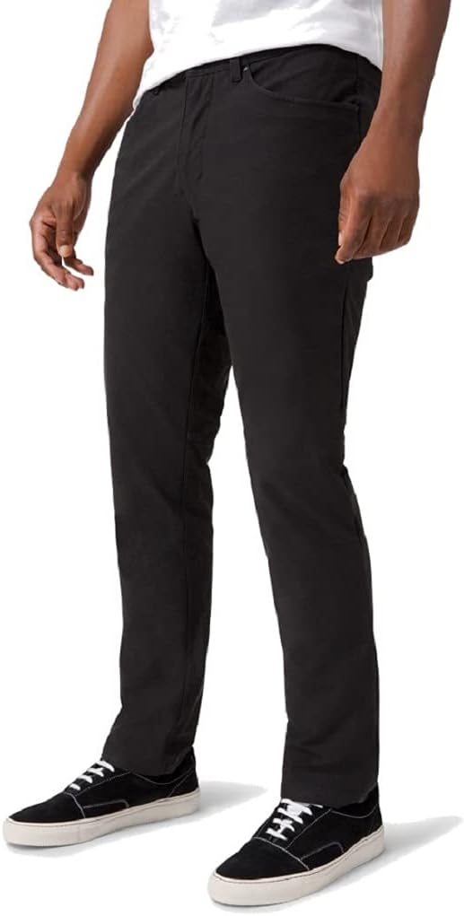 lululemon Men's ABC Pant Classic 34" (Black (|Jeans), 36, Numeric_36)
