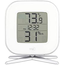 La Crosse Technology 30.5030.02 Tivi Digital Thermo-Hygrometer with Time, White