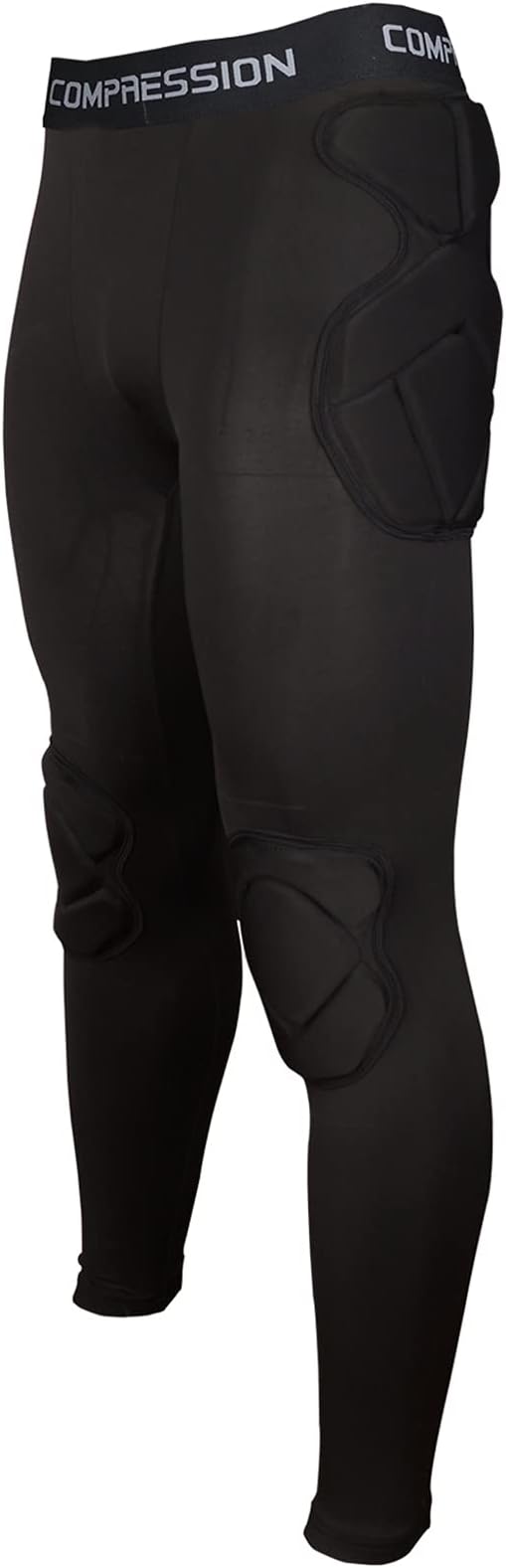 Body Safe Guard Padded Compression Shirt Pants Men's Goalkeeper Shirt Padded Football Protective Gear