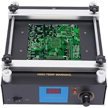 853A 110V 450W SMD BGA Infrared Preheater, Rework Station Preheating Station Oven Hot Plate With Digital Thermostat for Motherboard Rework Repair