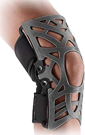 DonJoy Reaction Web Knee Support Brace with Compression Undersleeve: Blue, X-Small/Small