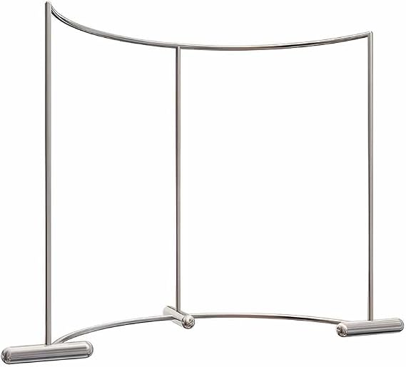 LXHELIVERY Half Round Clothes Rack, Clothing Display Rack Floor Standing Garment Rack Curved CombinationClothes Hanging Rack Used for Retail Clothing Stores(120x135 cm)