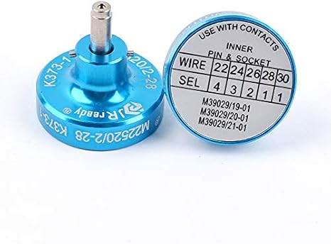 JRready K373-1 Positioner Crimp for Pin Terminal Contacts Crimper AS22520/2-01 NEW-AS2G Suitable for Connector MIL-C-81511 SERIES 3 AND 4, CONTACT M39029/19-PIN M39029/20-SKT M39029/21-SKT(1 PCS)