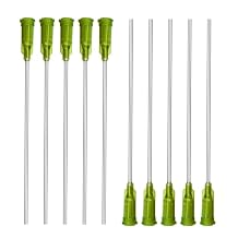10Pcs 14 Gauge Industrial Blunt Tip 4 Inch Dispensing Needle for Refilling Liquid Inks Adhesive Glue Oil - Blunt Tip Luer Lock