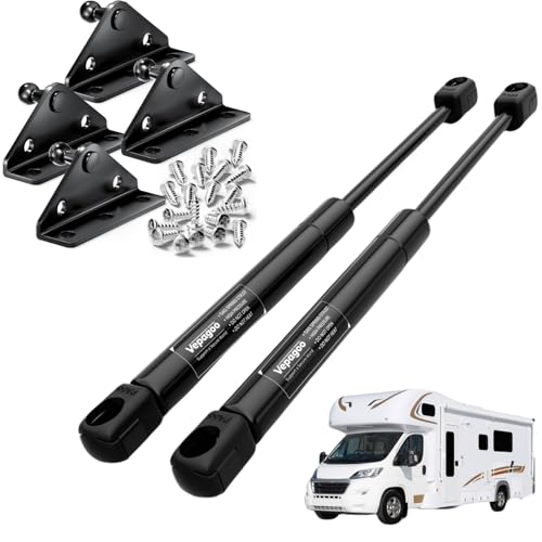 Vepagoo C16-08568 20 inch 20LB Gas Struts 10MM Gas Spring Lift Strut Bracket