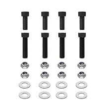 Hardware Kit for Mounting Racing Seat Sliders and Seat Bracket,Bottom Mount Racing Seat Hardware,Hardware Assortment Kit with Nuts, Bolts & Washers