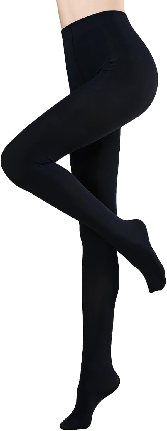MANZI Microfibre Tights for Women, Semi Opaque Solid Colored Footed Pantyhose 70 Denier