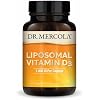 Dr. Mercola Liposomal Vitamin D3 - Supports Heart, Bone & Immune Health - 5,000 IU Per Serving - Non-GMO, Soy Free & Gluten Free - 90 Capsules 90 Servings