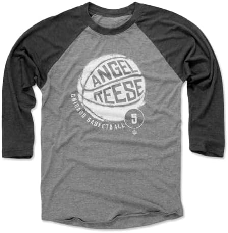 500 LEVEL Angel Reese Chicago Sky 34 Sleeve Raglan T-Shirt - Angel Reese Chicago Basketball
