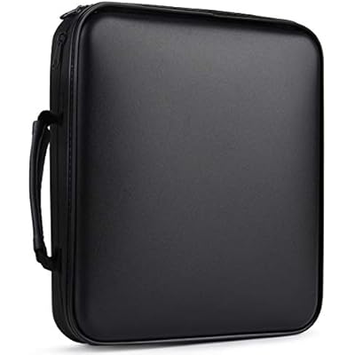 160 Capacity CDDVD Case Organizer - Heavy Duty DVD Case Book Wallet