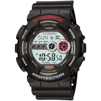 Casio Mens XL Series G-Shock Quartz 200M WR Shock Resistant Resin