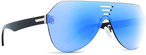 Von Zipper ALT Farva Sunglasses many colors (Black Gloss/Flash Sky Blue lens, one color)