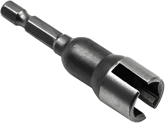 1/4 Inch Butterfly Bolt Socket Wrench 6.35mm Hexagonal Shank Socket Adapter Nut Woodworking Positioning Bit Power Tool Butterfly Hole Socket Tool