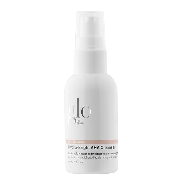 Glo Skin Beauty Hydra-Bright AHA Lactic Acid Face Wash, 2 oz