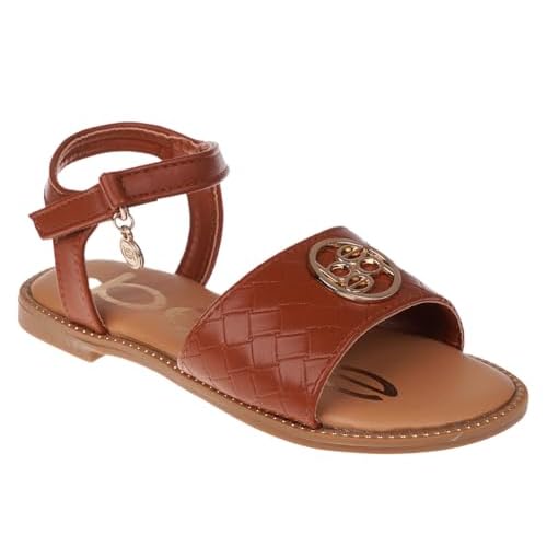 bebe Girls Sandals - Trendy Flat Designs with Rhinestones, Puffy Straps, Embossed Details and Charms for ToddlersLittle KidsBig Kids