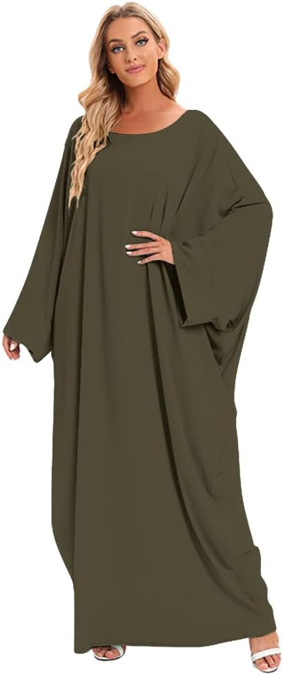 Abayas for women Muslim One-Piece Prayer Dress Ramadan Kaftan Dresses for Women Dubai Islamic Abaya Full Length Dress