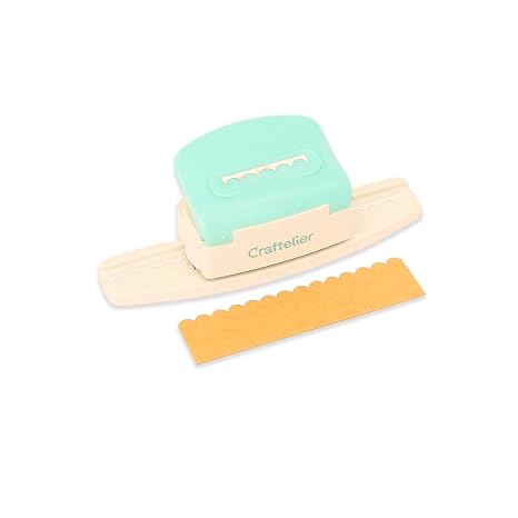 Craftelier - Scallop Edges Border Punch for Scrapbooking